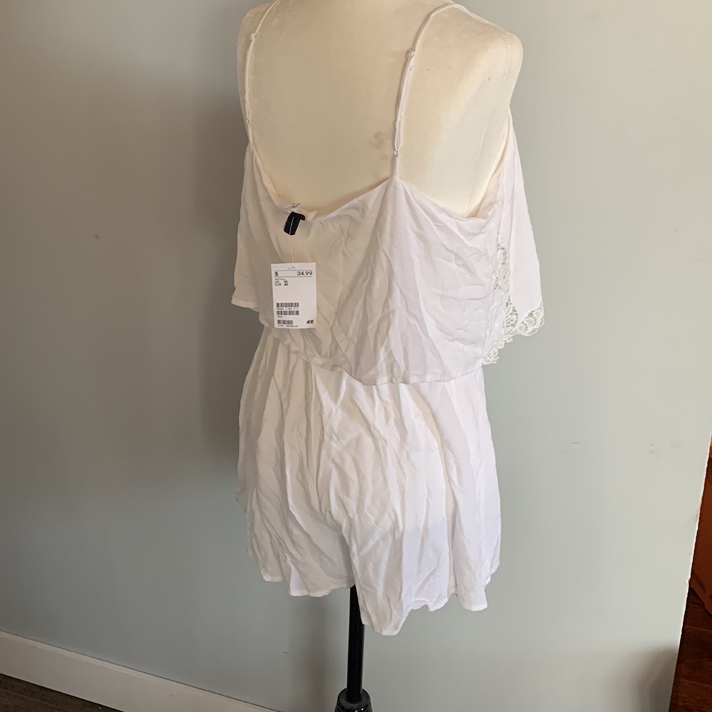 White H&M Roper with Lace - Picture 3 of 4